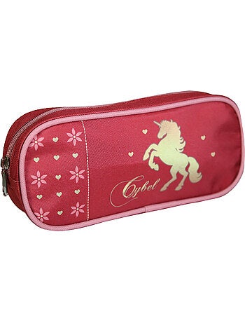 BAGTROTTER Trousse scolaire rectangulaire Cybel Rose
