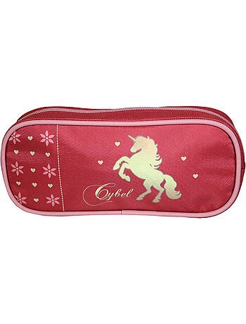 BAGTROTTER Trousse scolaire rectangulaire Cybel Rose