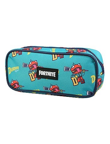 BAGTROTTER Trousse scolaire rectangulaire Fortnite Bleue