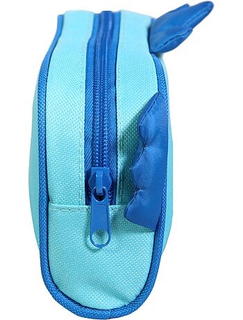 BAGTROTTER Trousse scolaire rectangulaire Kids Bleue Dinosaure