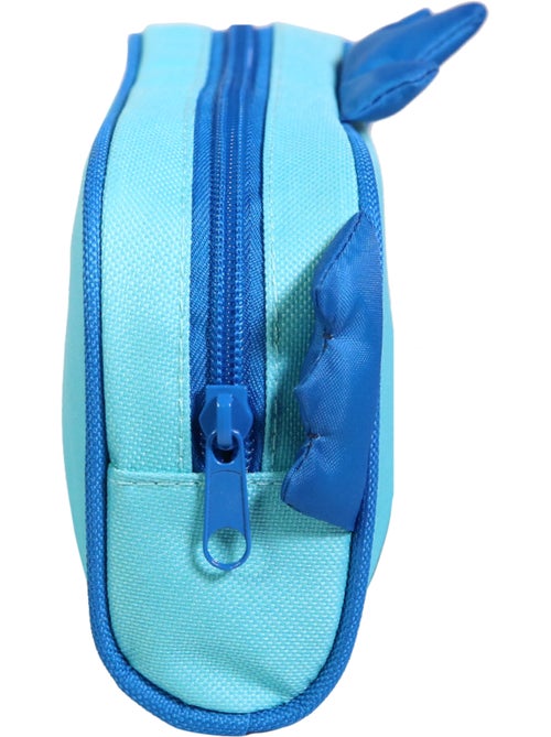 BAGTROTTER Trousse scolaire rectangulaire Kids Bleue Dinosaure - Kiabi