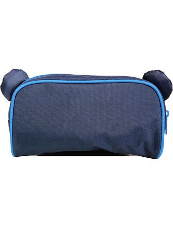 BAGTROTTER Trousse scolaire rectangulaire Kids Bleue Ourson