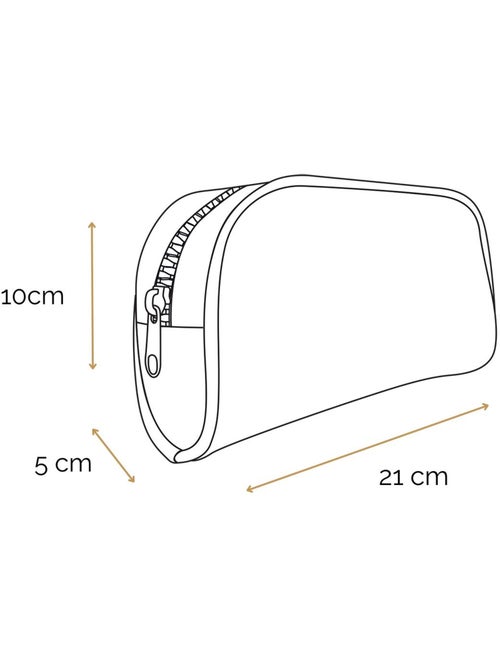 BAGTROTTER Trousse scolaire rectangulaire Kids Grise Koala - Kiabi