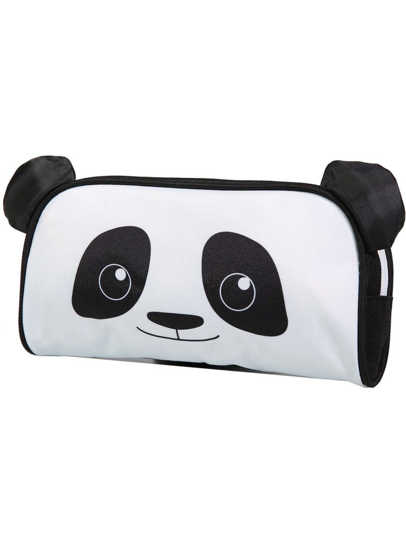BAGTROTTER Trousse scolaire rectangulaire Kids Noire Panda Noir - Kiabi