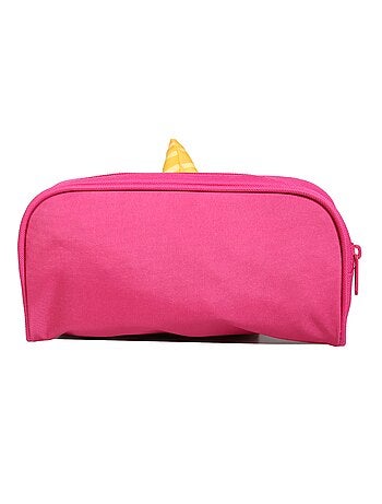 BAGTROTTER Trousse scolaire rectangulaire Kids Rose Licorne