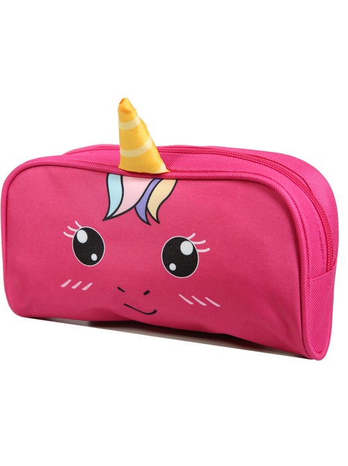 BAGTROTTER Trousse scolaire rectangulaire Kids Rose Licorne - Kiabi