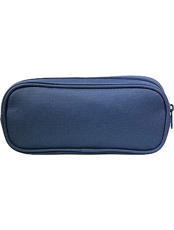 BAGTROTTER Trousse scolaire rectangulaire Lili Lou 3 chats Bleu