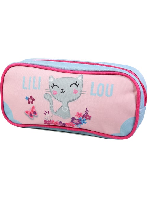 BAGTROTTER Trousse scolaire rectangulaire Lili Lou Rose - Kiabi
