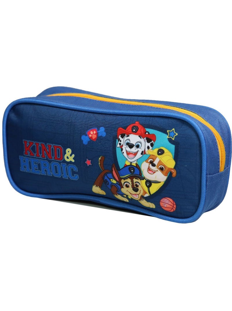 BAGTROTTER Trousse scolaire rectangulaire Pat'Patrouille Bleue Bleu - Kiabi