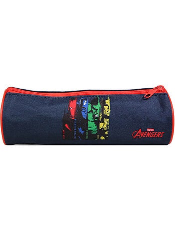 BAGTROTTER Trousse scolaire ronde Avengers Bleue