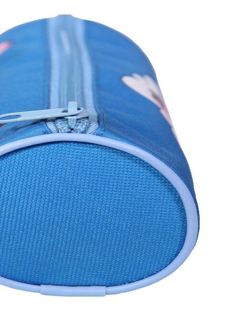 BAGTROTTER Trousse scolaire ronde Barbapapa Bleue Bleu - Kiabi