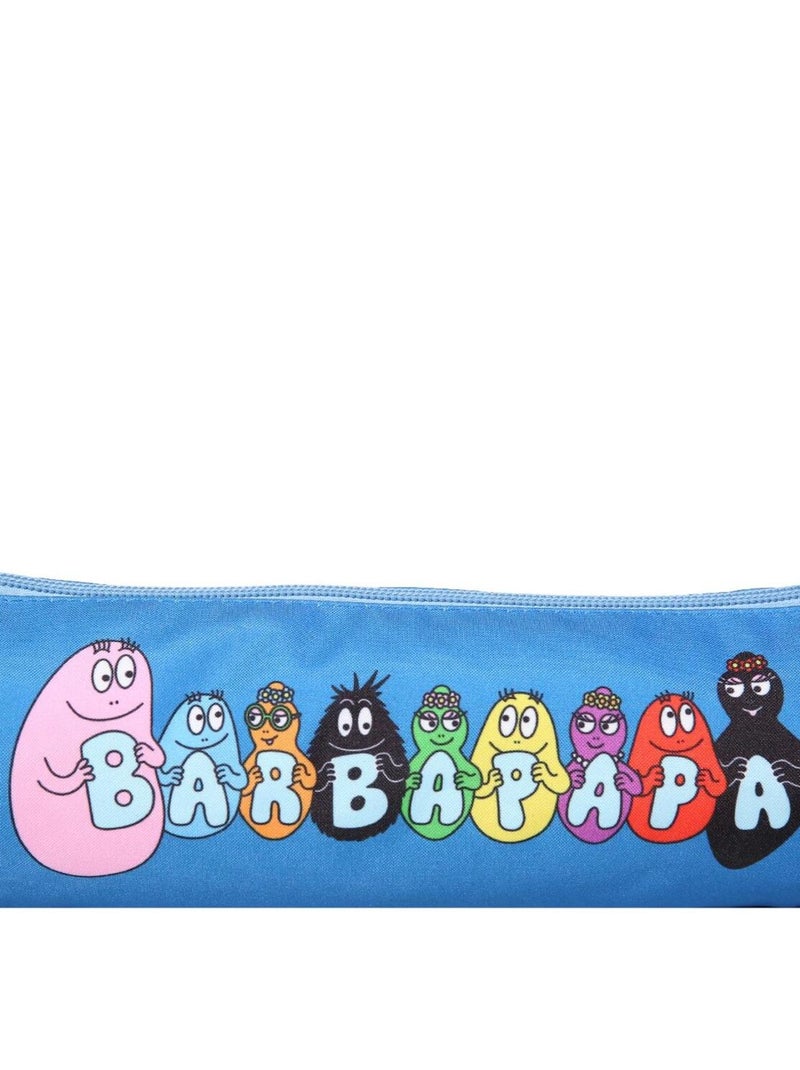 BAGTROTTER Trousse scolaire ronde Barbapapa Bleue Bleu - Kiabi