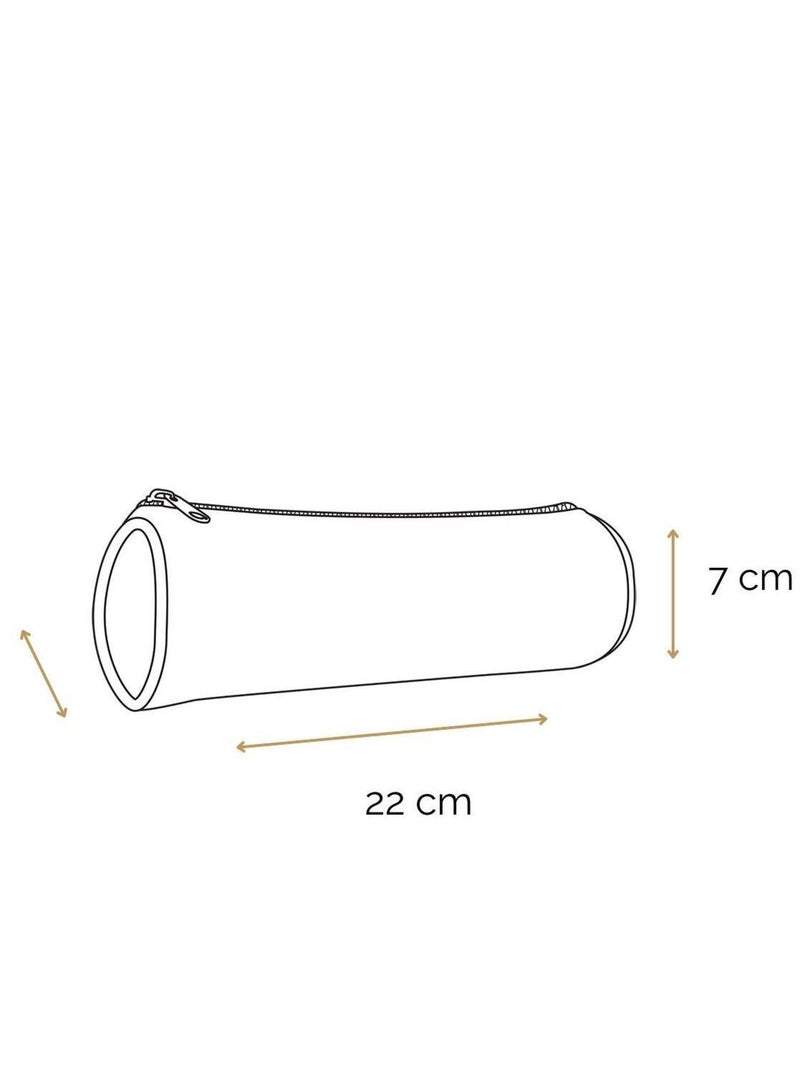 BAGTROTTER Trousse scolaire ronde Barbapapa Bleue Bleu - Kiabi