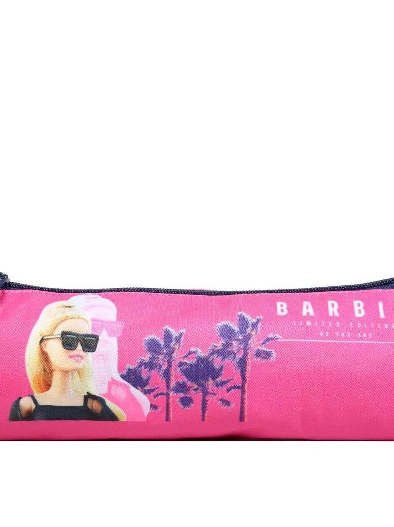 BAGTROTTER Trousse scolaire ronde Barbie Rose Californie Rose - Kiabi