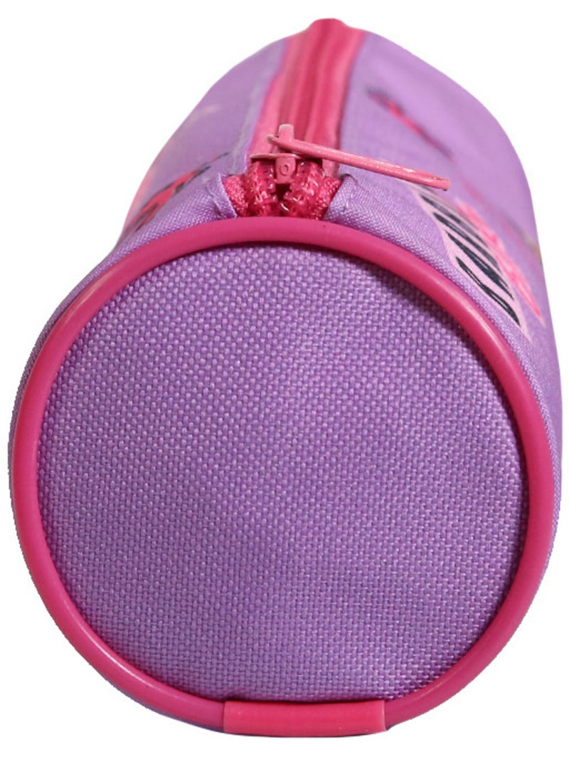 BAGTROTTER Trousse scolaire ronde Barbie Violette Palmiers Rose - Kiabi
