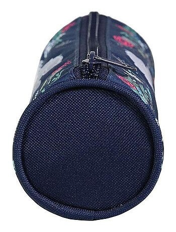 BAGTROTTER Trousse scolaire ronde Cybel Cheval Licorne Bleue