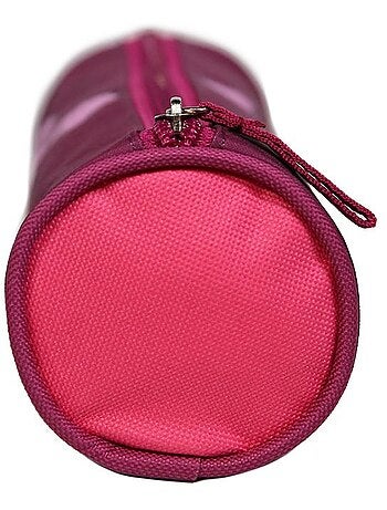 BAGTROTTER Trousse scolaire ronde Cybel Violette et Rose
