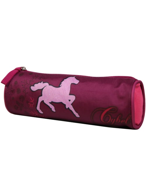 BAGTROTTER Trousse scolaire ronde Cybel Violette et Rose - Kiabi