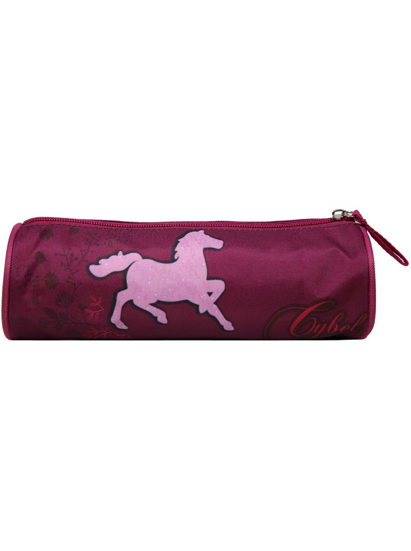 BAGTROTTER Trousse scolaire ronde Cybel Violette et Rose Violet - Kiabi