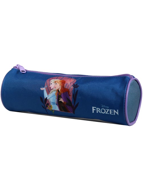 BAGTROTTER Trousse scolaire ronde Disney La Reine des Neiges Frozen Bleue - Kiabi