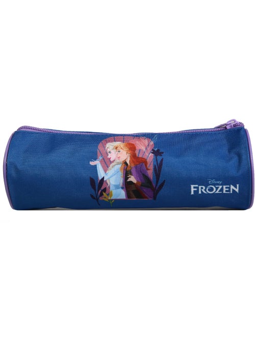 BAGTROTTER Trousse scolaire ronde Disney La Reine des Neiges Frozen Bleue - Kiabi
