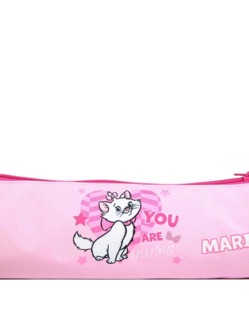 BAGTROTTER Trousse scolaire ronde Disney Marie Les Aristochats Rose - Kiabi