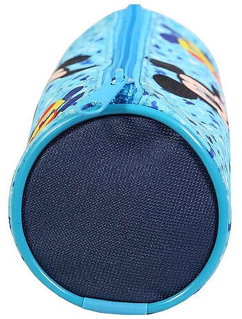 BAGTROTTER Trousse scolaire ronde Disney Mickey Bleue