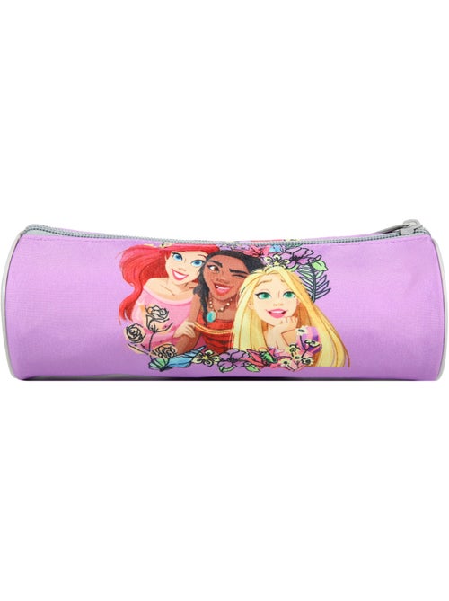 BAGTROTTER Trousse scolaire ronde Disney Princesses Violette - Kiabi