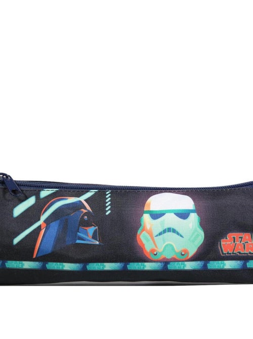 BAGTROTTER Trousse scolaire ronde Disney Star Wars Bleu - Kiabi