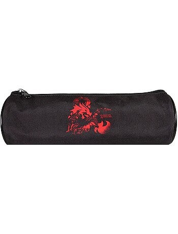 BAGTROTTER Trousse scolaire ronde Donjons & Dragons Noir
