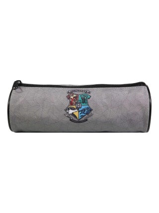 BAGTROTTER Trousse scolaire ronde Harry Potter Grise