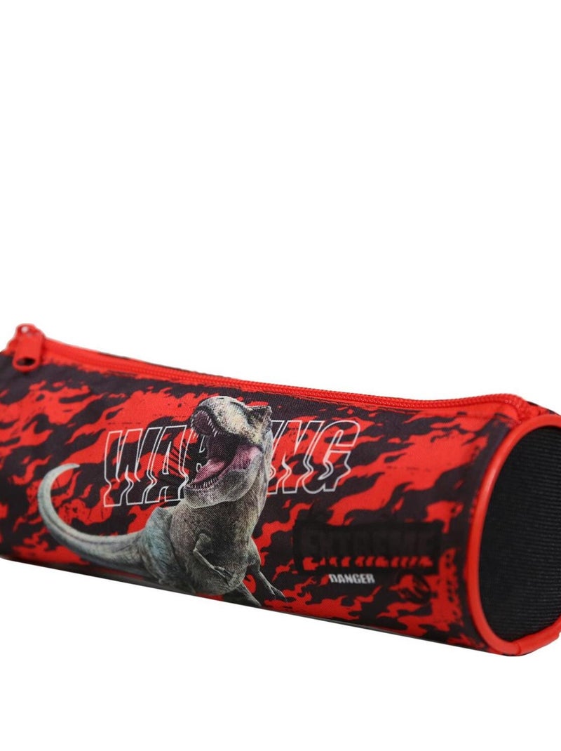 BAGTROTTER Trousse scolaire ronde Jurassic World Dinosaure Noir Noir - Kiabi