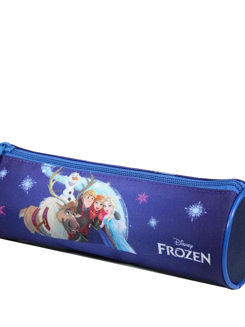 BAGTROTTER Trousse scolaire ronde La Reine des Neiges / Frozen Bleu Bleu - Kiabi