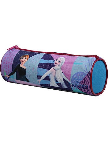 BAGTROTTER Trousse scolaire ronde La Reine Des Neiges / Frozen Violette