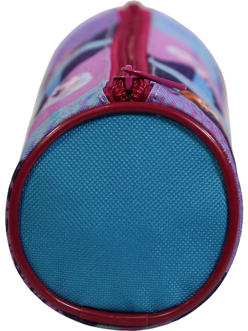 BAGTROTTER Trousse scolaire ronde La Reine Des Neiges / Frozen Violette Multicolore - Kiabi