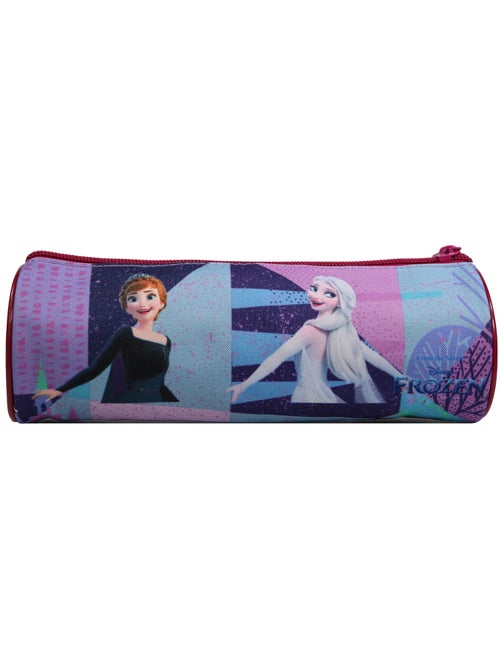 BAGTROTTER Trousse scolaire ronde La Reine Des Neiges / Frozen Violette - Kiabi