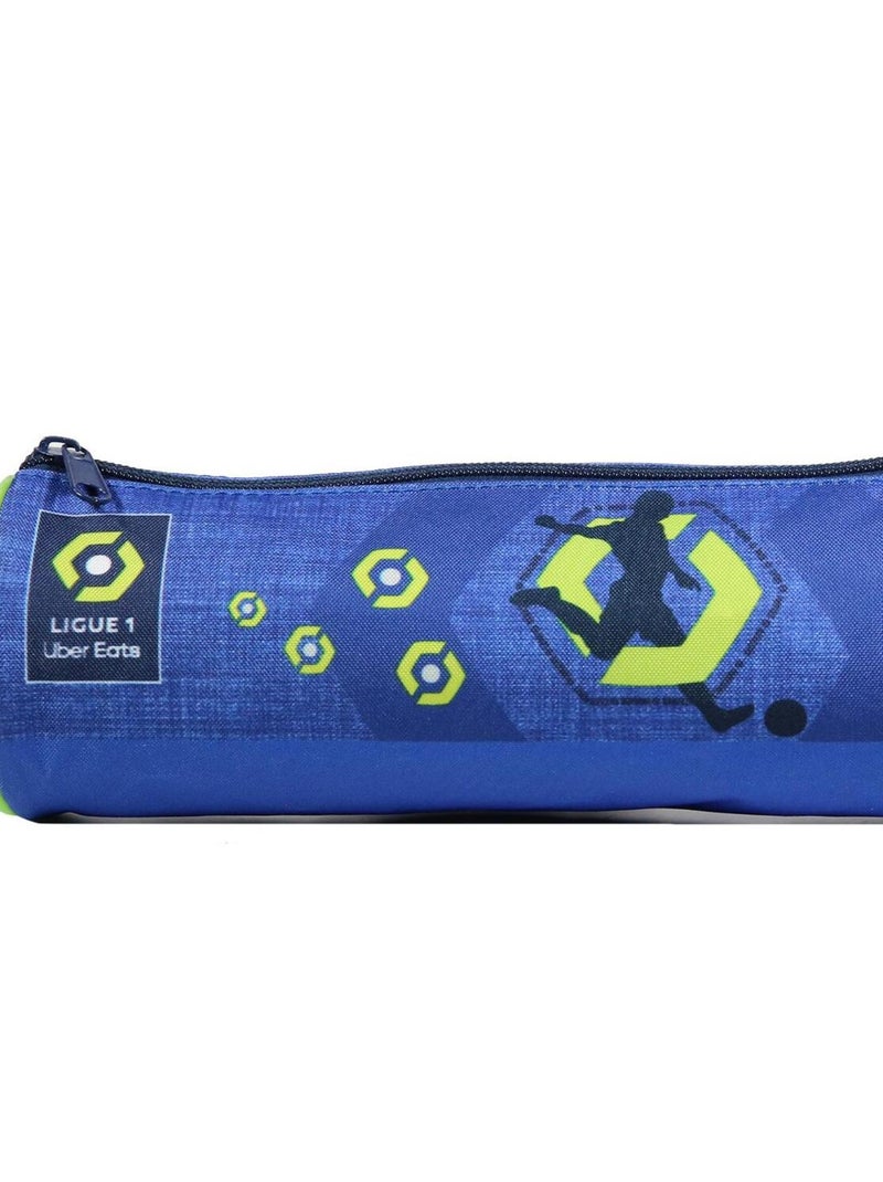 BAGTROTTER Trousse scolaire ronde Ligue 1 Football Bleue Bleu - Kiabi