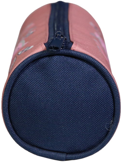 BAGTROTTER Trousse scolaire ronde Lili Lou Rose Plumes - Kiabi