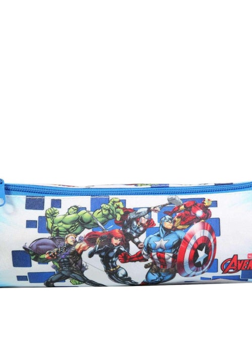 BAGTROTTER Trousse scolaire ronde Marvel Avengers Bleue - Kiabi