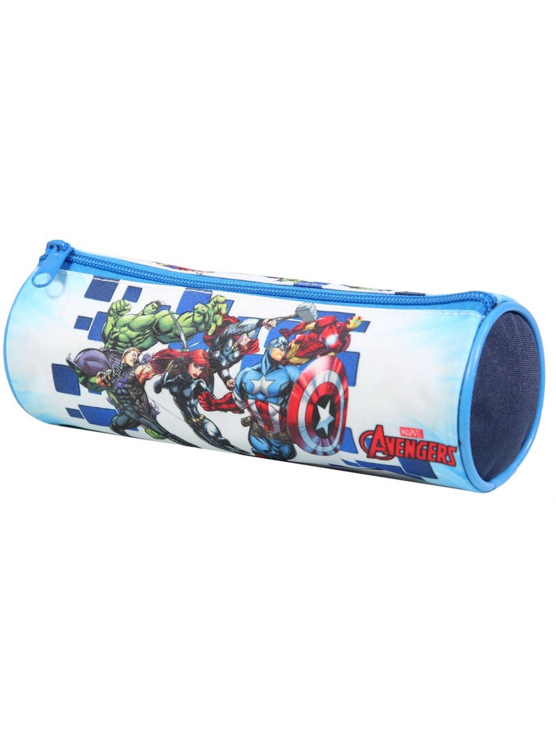 BAGTROTTER Trousse scolaire ronde Marvel Avengers Bleue Bleu - Kiabi