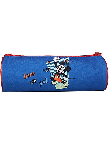Bagtrotter trousse scolaire ronde mickey bleue go