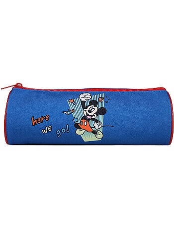 Bagtrotter trousse scolaire ronde mickey bleue go