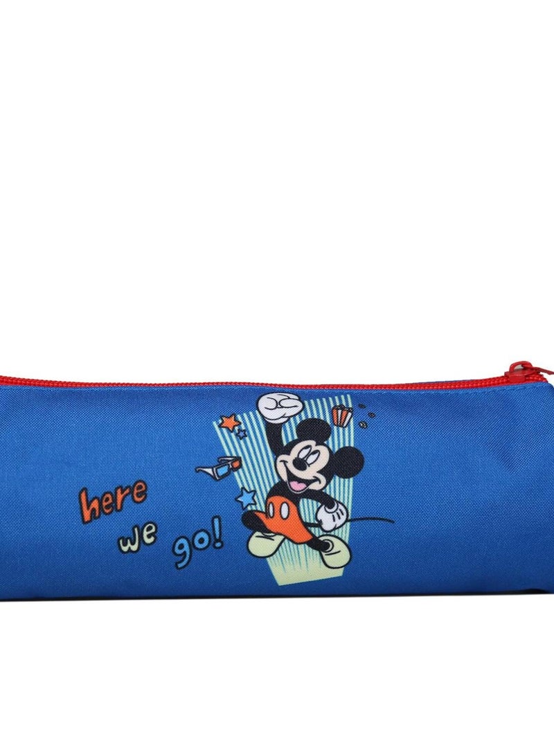 BAGTROTTER Trousse scolaire ronde Mickey Bleue Go Bleu - Kiabi