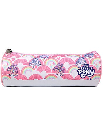 BAGTROTTER Trousse scolaire ronde My Little Pony Rose