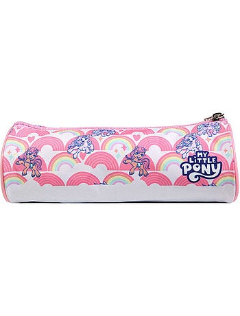 BAGTROTTER Trousse scolaire ronde My Little Pony Rose
