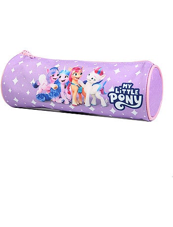 BAGTROTTER Trousse scolaire ronde My Little Pony Violet