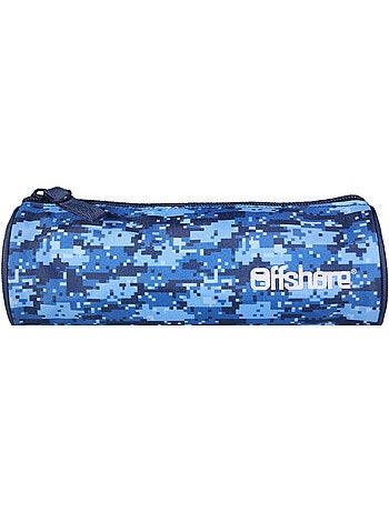 BAGTROTTER Trousse scolaire ronde Offshore Bleu