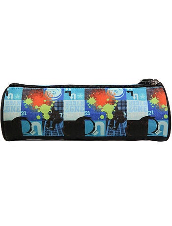 BAGTROTTER Trousse scolaire ronde Offshore Bleu Urban Tag