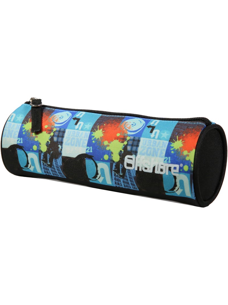BAGTROTTER Trousse scolaire ronde Offshore Bleu Urban Tag Bleu - Kiabi
