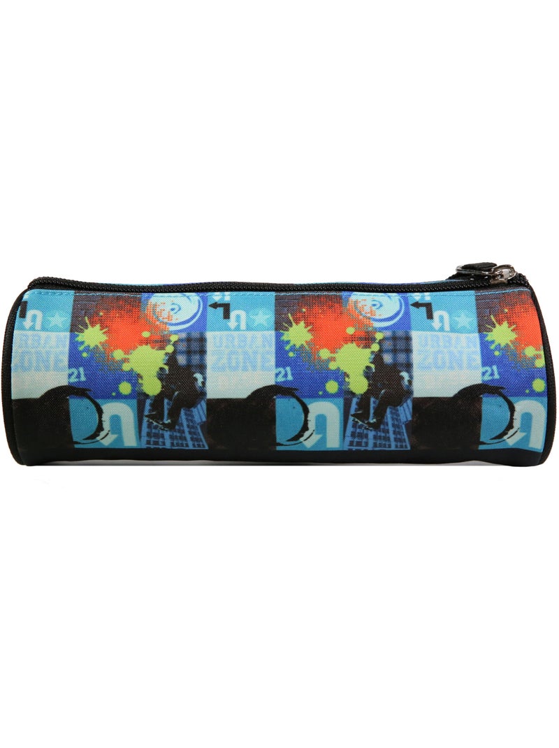 BAGTROTTER Trousse scolaire ronde Offshore Bleu Urban Tag Bleu - Kiabi